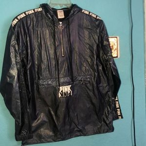 Pink metallic windbreaker